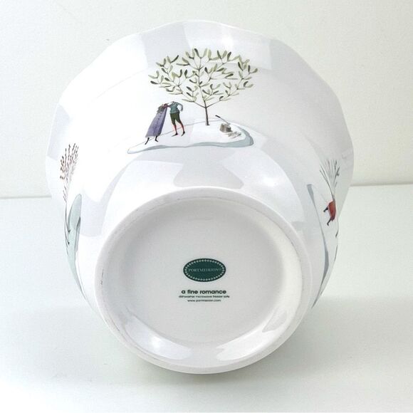 Planter Portmeirion Floral  Porcelain Romance Cache Pot Planter Ice Bucket - Picture 6 of 9